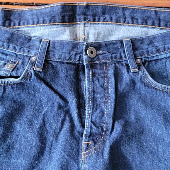 J Brand Men’s Jeans Tyler Perfect Slim Button Fly Raw Selvedge Red Line 40x35 - Picture 6 of 7